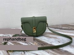 High Quality Celine Small green Besace 16 Bag in satinated calfskin