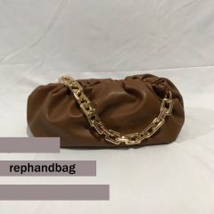 Fake Bottega Veneta The Chain Pouch Cloud Chocolate bag