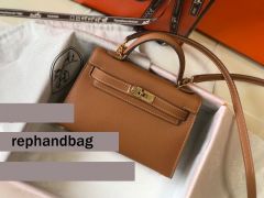 Camel Mini Kelly Replica Hermes Handbags