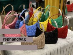 7 colors High Quality Prada Replica wrinkle Hobo hand bag